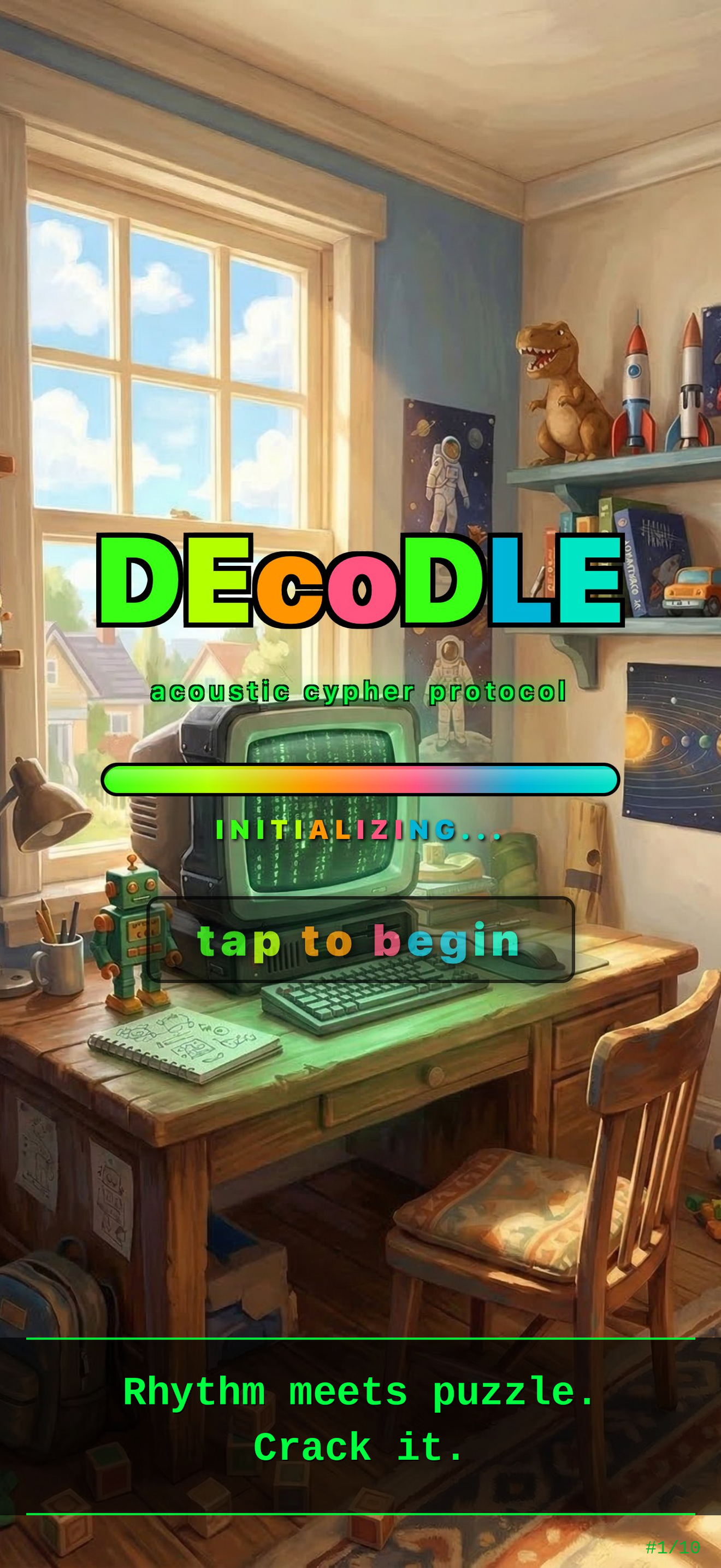 DEcoDLE hero splash screen