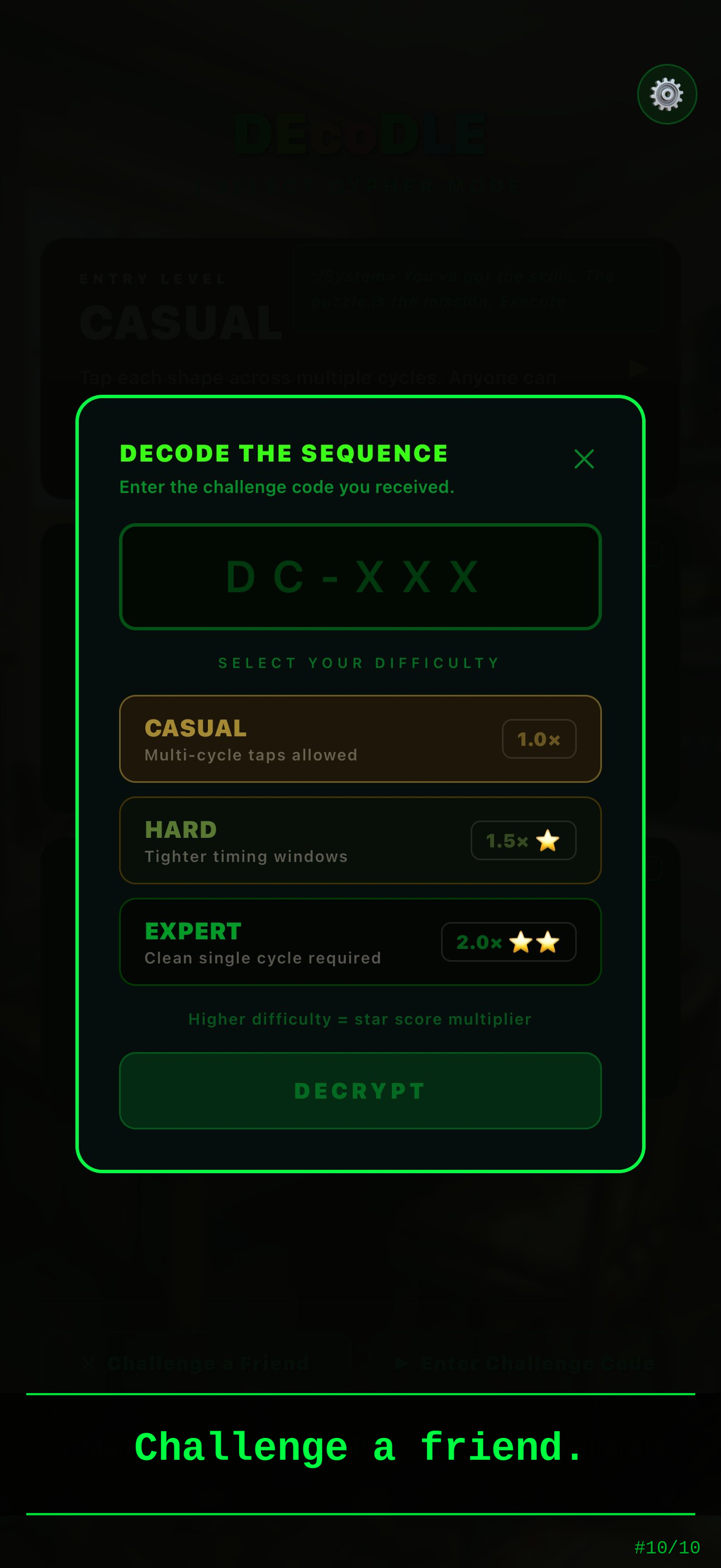 Challenge Mode
